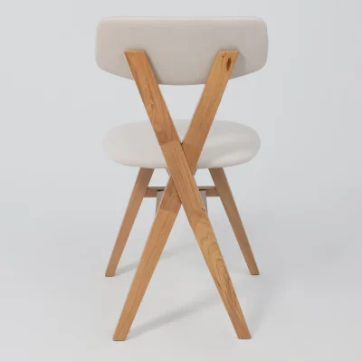 Стул ТВИСТ, кремовый велюр Maxx 100/светлый дуб_8