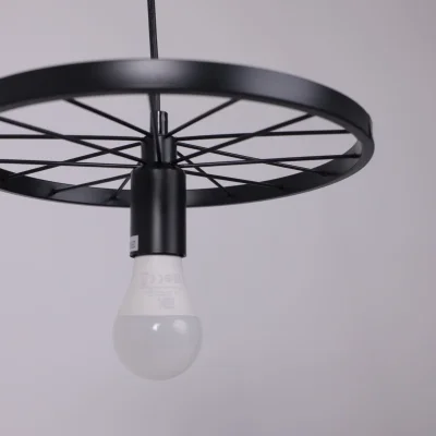 Светильник WHEEL, потолочный, E27, чёрный_6