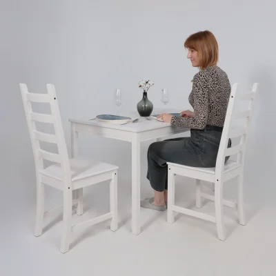 Стул Кантри 436х509х1035мм, белый лак_3