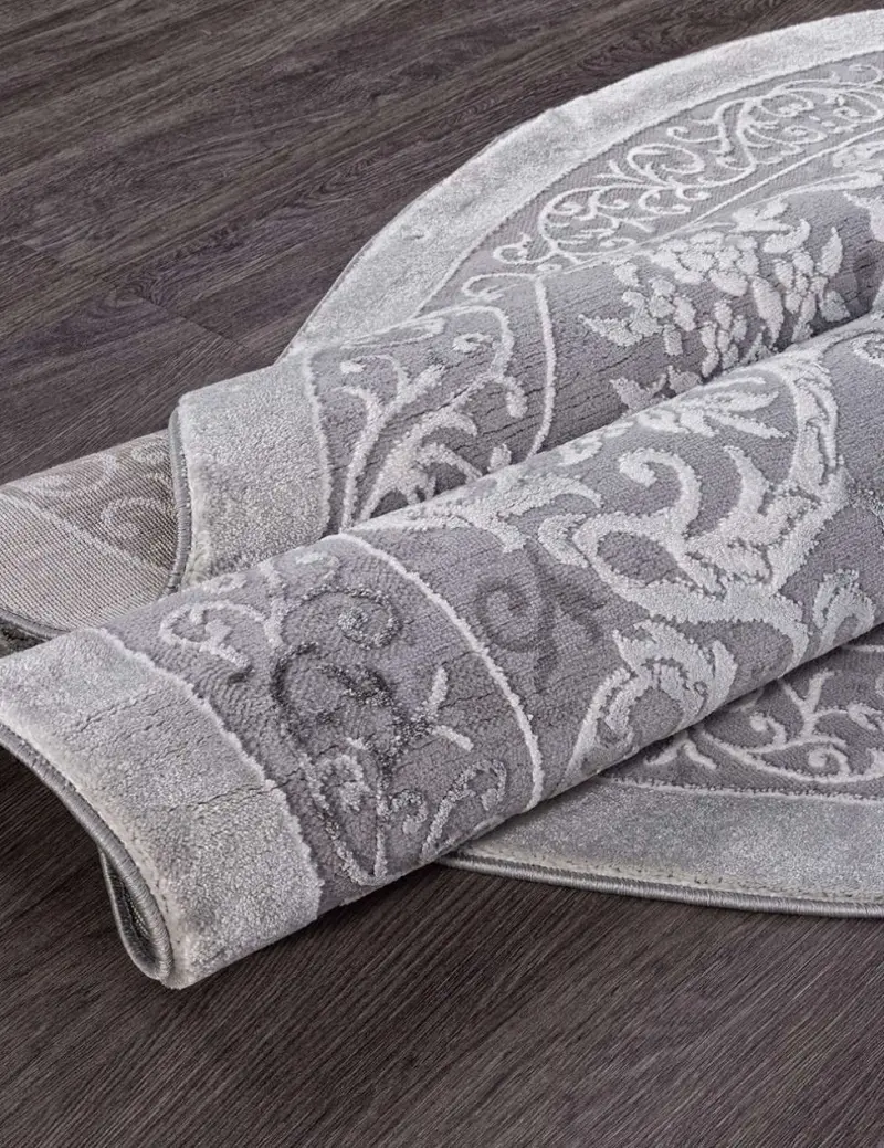 Ковер ARMINA 03760A - GREY / GREY - Круг 2 на 2_preview_4