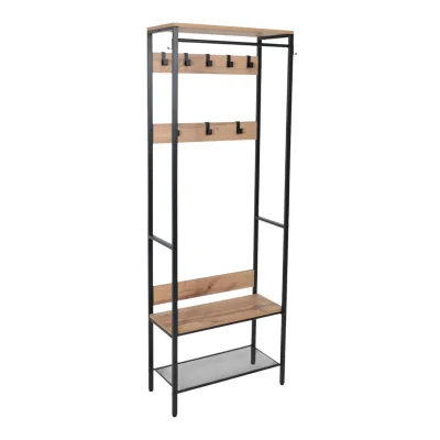 Вешалка гардеробная ТОРОНТО 23Л, (черный) фотография