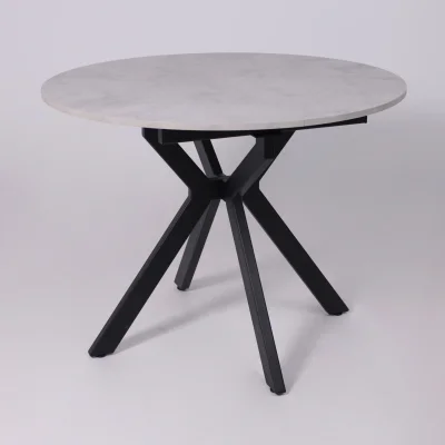 Стол AV 1106, ЛМДФ,  раздвижной D1000(1350)*750 Ароза Светлая/черный_6