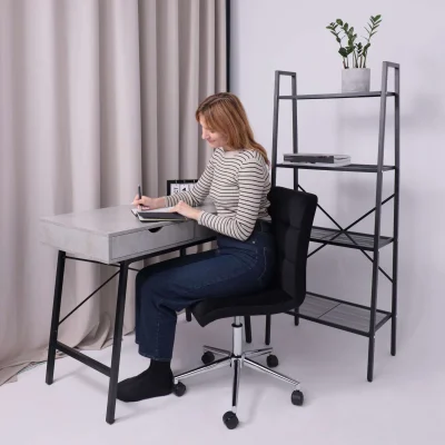 Кресло Роза квадрат, Velutto 34 черный/хром_7