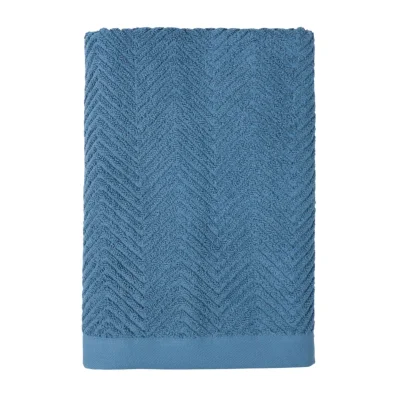 Полотенце махровое SPARKLIE, 70*140см, синий, 19-4318 фотография