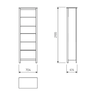 Спальня Сага, серый. Комплект №5_23
