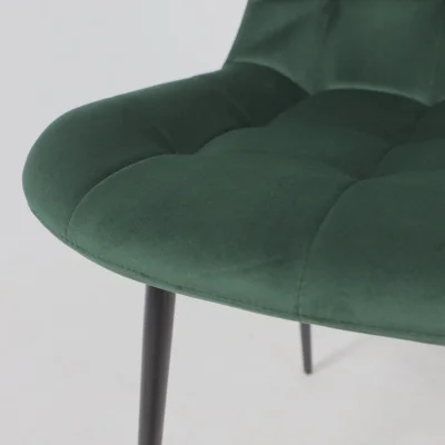 Стул AV 405, зеленый бархат Confetti deep forest/черный_13
