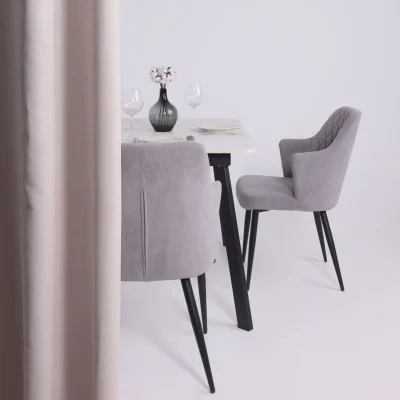 Стол AV 1209/1, ЛМДФ, раздвижной 1200(1600)*800 Азул Оникс/черный_3