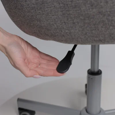 Кресло поворотное ELENA, ткань, серый_22