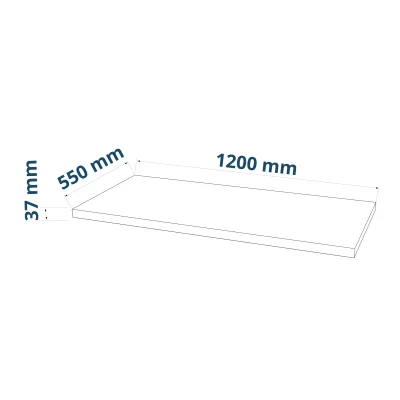 ИНГАР 1/ДВ/T стол письменный 120x75x55, дуб беленый/серо-бирюзовый/черный_6
