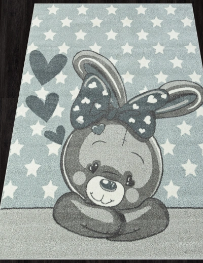 Ковер SOFIT D208 - LIGHT BLUE - Прямоугольник 1.6 на 2.3 фотография