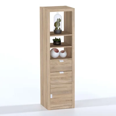 Стеллаж ФОРА 4Л 146х41х38см, дуб беленый_15