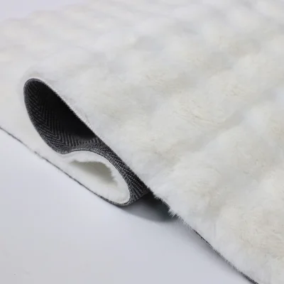 Ковер BUBLE FAUX FUR, белый, 160*230см_4