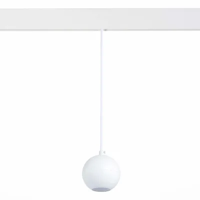 Магнитный трековый светильник подвесной Белый LED 1*12W 3000K 750Lm Ra>80 36° IP20 D100 SKYLINE 48_4