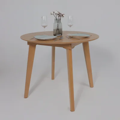 Стол КРИТ 1100(1450)*1100, Светлый бук без тонировки/светлый бук_12