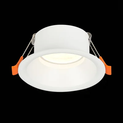 Св-к встр. Белый GU10 1*50W  D89xH40 220V Без ламп Встраиваемые светильники фотография