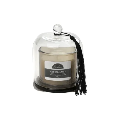 Ароматическая свеча WICKED BERRY в стекле, Д83 Ш83 В110 фотография