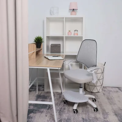 Кресло поворотное CINEMA, ткань, серый_10