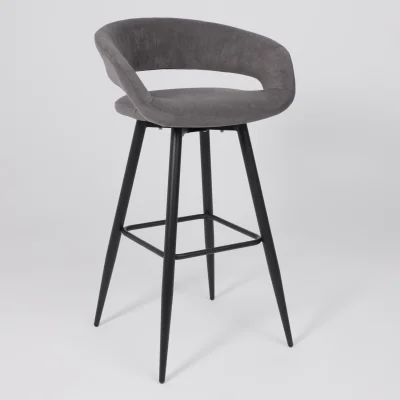 Стул барный BARNY-R 900, b28 ANTRACITE LUX\черный_4