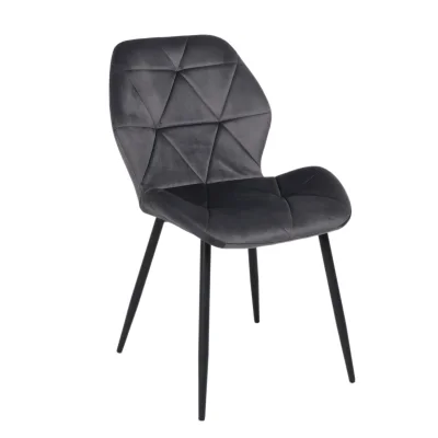 Стул CONGO NEW, темно-серый велюр G062-40/черный фотография