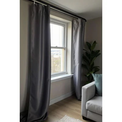 Комплект штор "Блэкаут" 1,5+1,5х2,7м на универсальной ленте, цвет серый опал (арт.888-14)_4