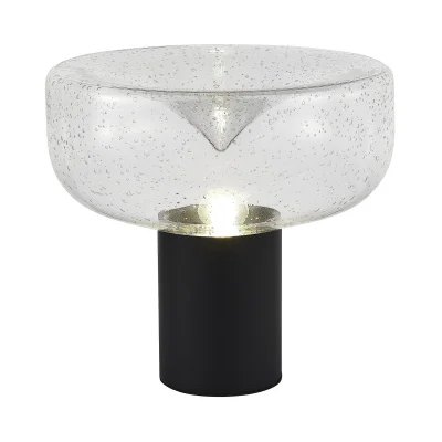 Прикроватная лампа ST-Luce Черный/С пузырьками воздуха E27 1*40W RIPPLE фотография