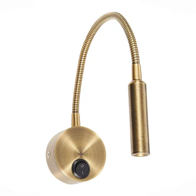 Светильник настенный ST-Luce Бронза/Бронза LED 1*3W 3000K Настенные светильники_3