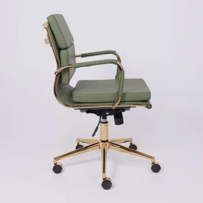 Кресло рабочее INDIGO, LB зеленый/золотой_6