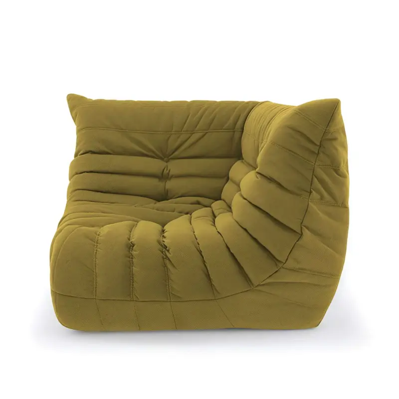 Бескаркасное кресло-угол Француз BeanBag 108*45 / микровелюр, Мимоза_preview_2