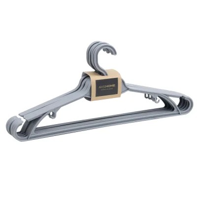 Набор вешалок В002, серый, 5 шт фотография