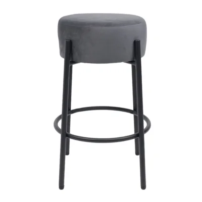 Стул барный BOB, темно-серый велюр HCJ-40/черный_2