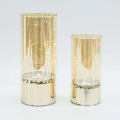 Светодиодный декор AKS тип 1 ( К-т Ваз 7х15см+8х20см, 10LED+20LED, 2АА+3АА )_9