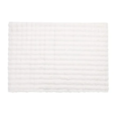 Ковер BUBLE FAUX FUR, белый, 120*170см фотография