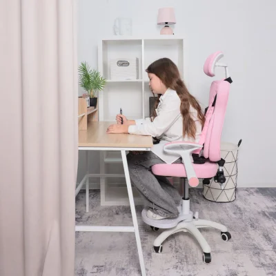 Кресло поворотное LOLU, ткань, розовый_9