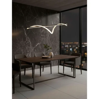 Светильник WAVE, потолочный, LED, 100 см, черный_3