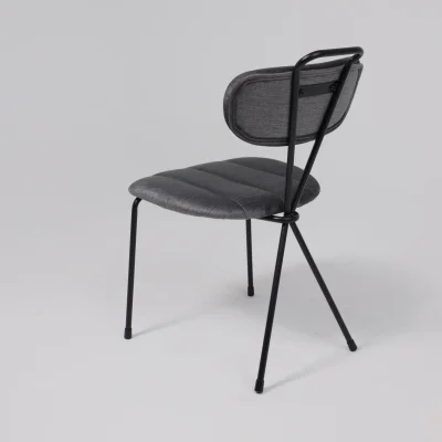 Стул TORI, серый велюр VOSS 15/черный_21