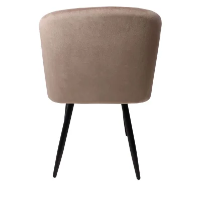 Кресло ORLY, бежевый велюр HLR08/черный_4