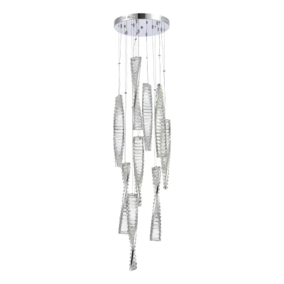 Светильник подвесной ST-Luce Хром/Прозрачный LED 1*99W 4000K ELICA_3