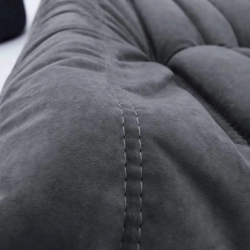 Бескаркасное кресло Француз SLIM BeanBag 70*35 / микровелюр, Шторм_preview_4