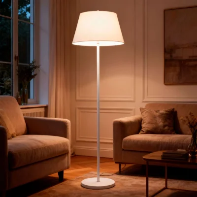 Светильник SHADOW, напольный, E27, белый_2