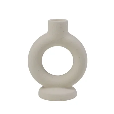 Статуэтка-подсвечник SERENITY 1, светло-бежевый, 10,1*13,3см фотография