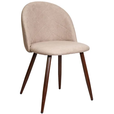 Стул HONNOR, бежевая ткань 1701-3/орех_1