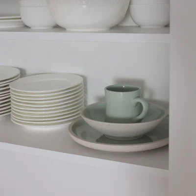 Блюдо STONE CLAY, керамика, светло-зеленый, d26*3см_12