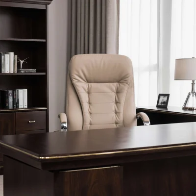 Кресло рабочее, поворотное RICHARD, кремовый_11