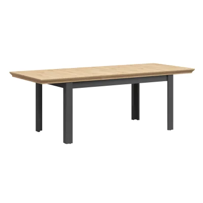 Н.м. "JASMIN" стол STO, к.Графит+Дуб артизан_3