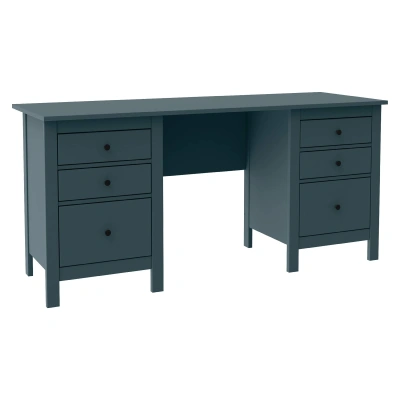 Стол письменный САГА, 161х56см, темно-бирюзовый (2.08.06.200.6 RU) фотография