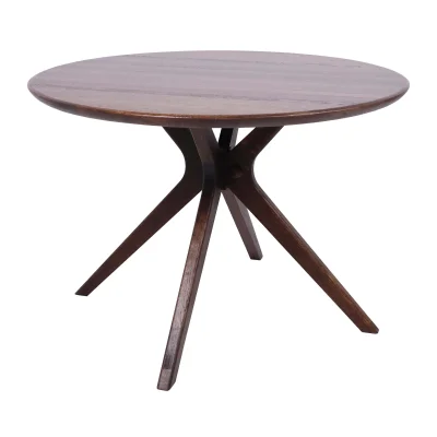 Стол ОКСФОРД, d1100*760, дуб натуральный/покрытие рич фотография