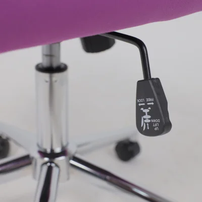 Кресло поворотное BELLA chrome, Velluto 41, велюр/фиолетовый_18