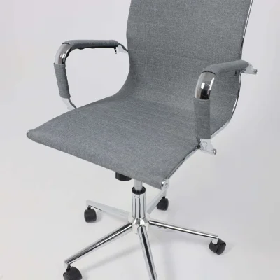 Кресло поворотное EVELIN, ткань, серый_13