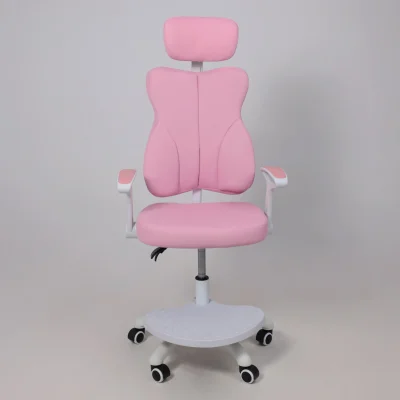 Кресло поворотное LOLU, ткань, розовый_11