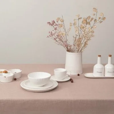 Тарелка белого цвета из коллекции Kitchen Spirit, 26 см_5